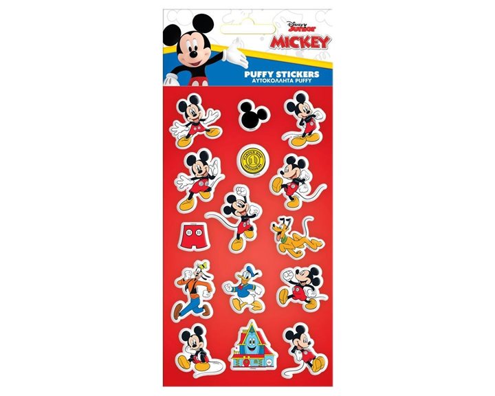 Αυτοκόλλητα Puffy 10x22εκ Mickey
