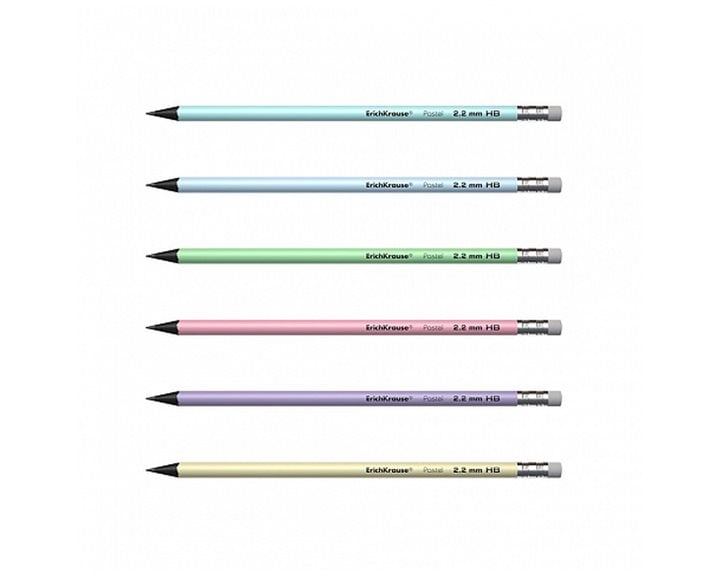 Μολύβι με Γόμα Erichkrause Pastel HB 2.2mm 55272