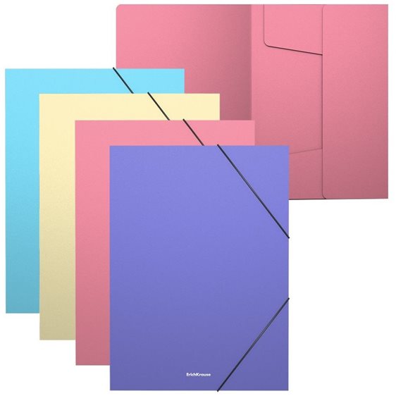 Ντοσιέ PP με Λάστιχο ErichKrause Matt Pastel Α4 59237