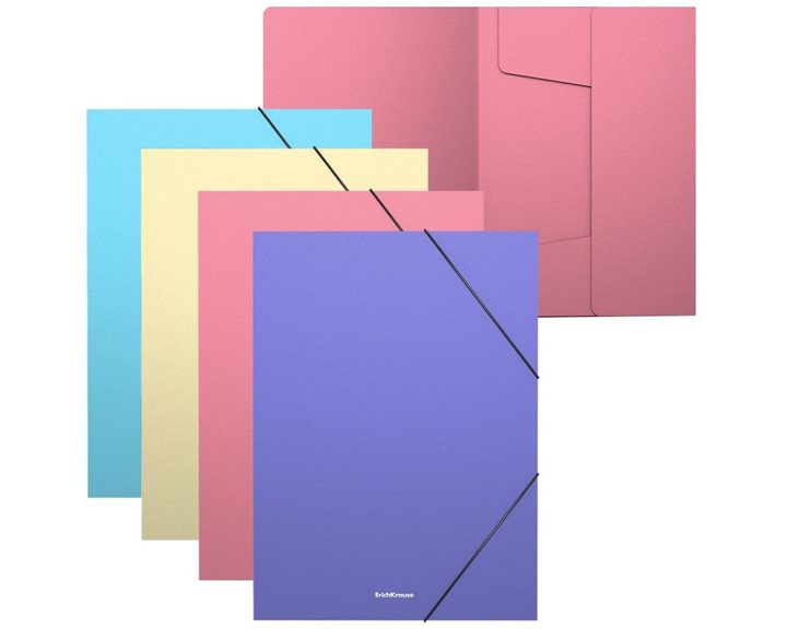Ντοσιέ PP με Λάστιχο ErichKrause Matt Pastel Α4 59237