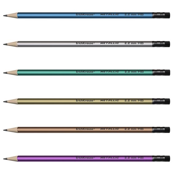Μολύβι Erichkrause Metallic HB 2.2mm Με Γόμα 56007