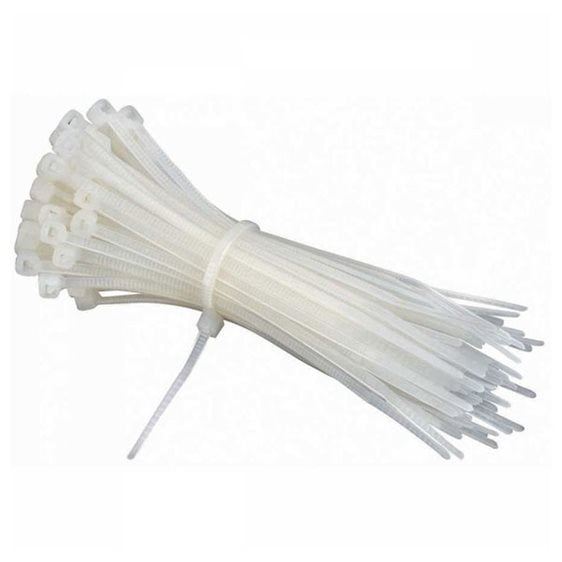 Δεματικά Καλωδίων λευκά 16cm x 2.5mm
