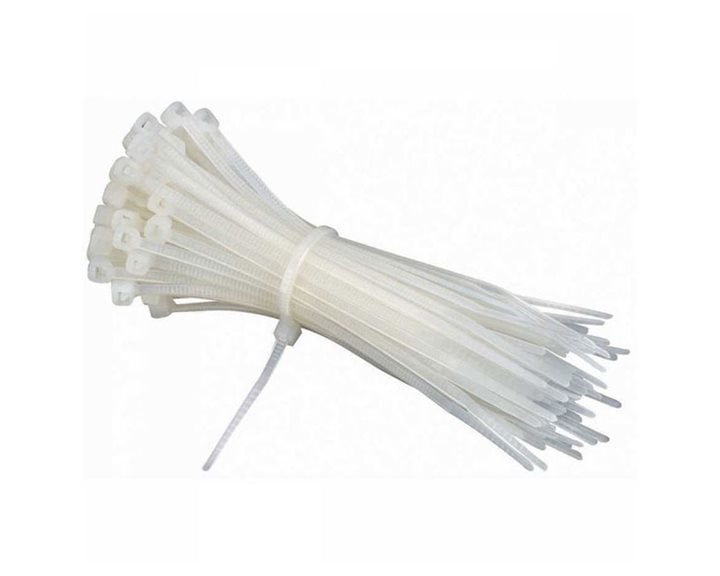Δεματικά Καλωδίων λευκά 16cm x 2.5mm