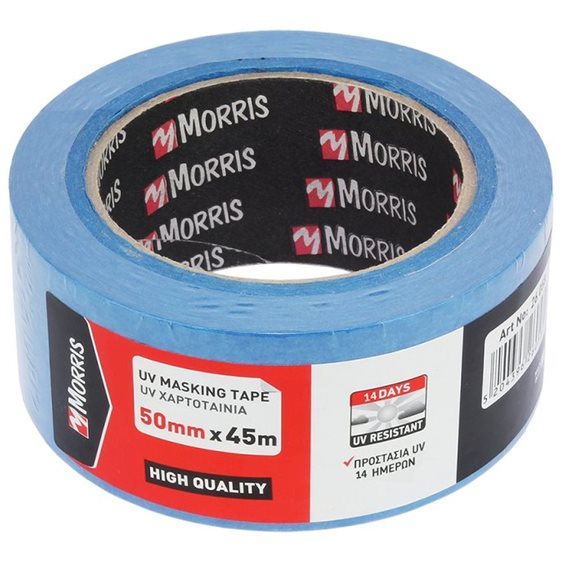 Χαρτοταινία Morris UV Masking Tape Μπλε 38mm x 45m