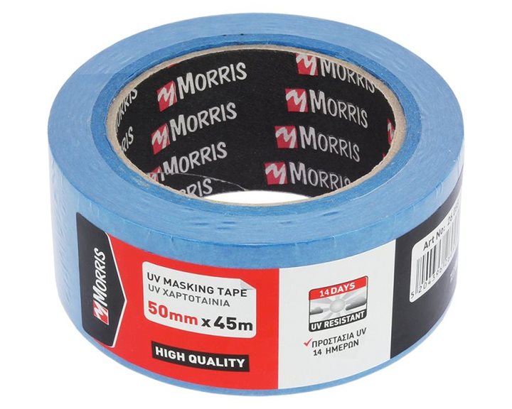 Χαρτοταινία Morris UV Masking Tape Μπλε 38mm x 45m