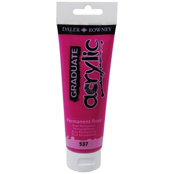 Ακρυλικό Χρώμα Graduate 120ml 537 Permanent Rose 123120537