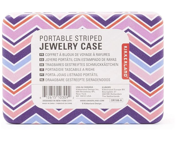 Μπιζουτιέρα Kikkerland Striped jewelry case OR108-A