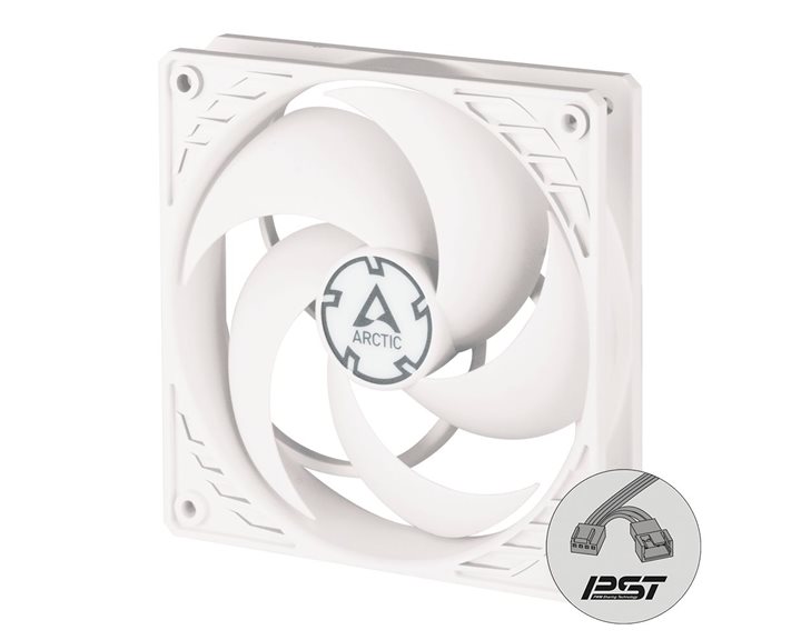Arctic P14 PWM PST (white/white) - 140mm Pressure optimized case fan