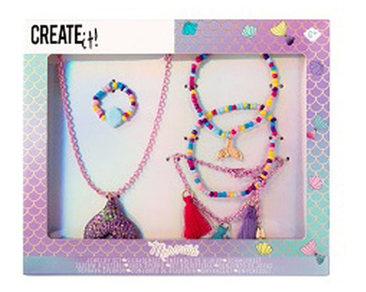 Creatit! Jewelry Mermaid Set Κολιέ Δαχτυλίδια και Βραχιόλια
