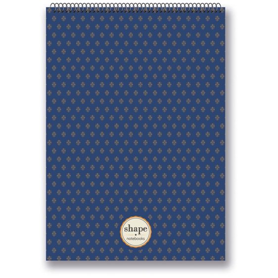Τετράδιο Σπιράλ 17x25 Shape Fiore 3Θεμ.90φ.