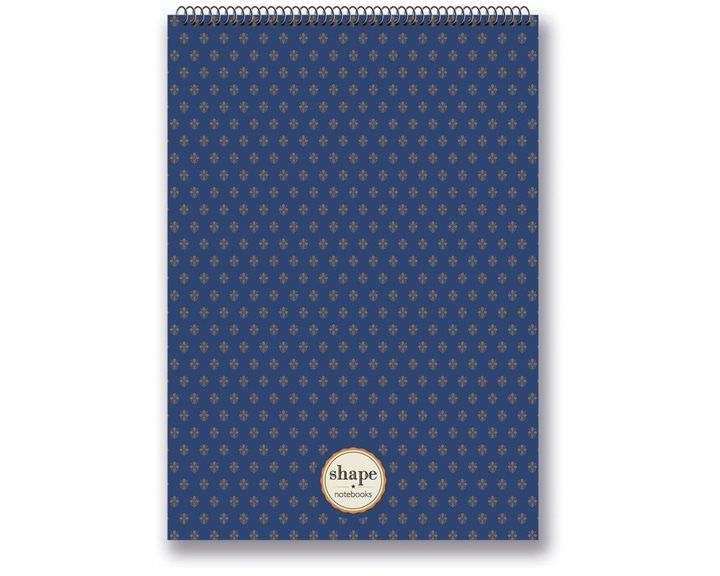 Τετράδιο Σπιράλ 17x25 Shape Fiore 3Θεμ.90φ.