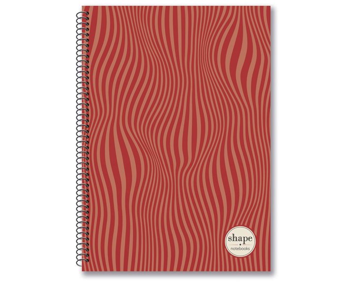 Τετράδιο Σπιράλ 17x25 Shape Lines 3Θεμ.90φ.
