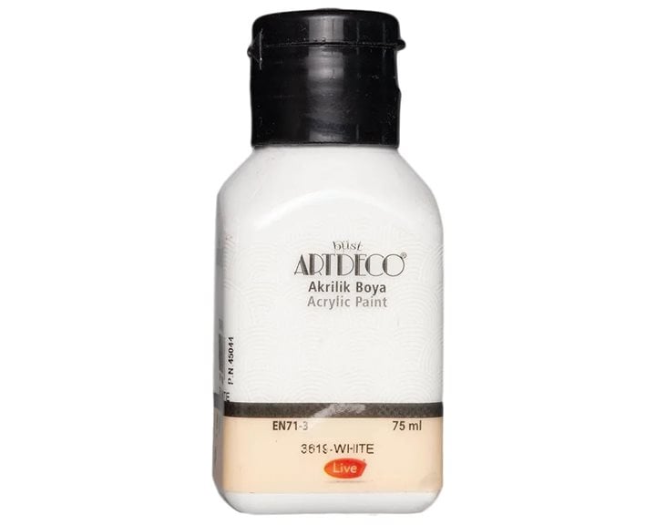 Ακρυλικό Χρώμα Artdeco Λευκό 75ml 3619