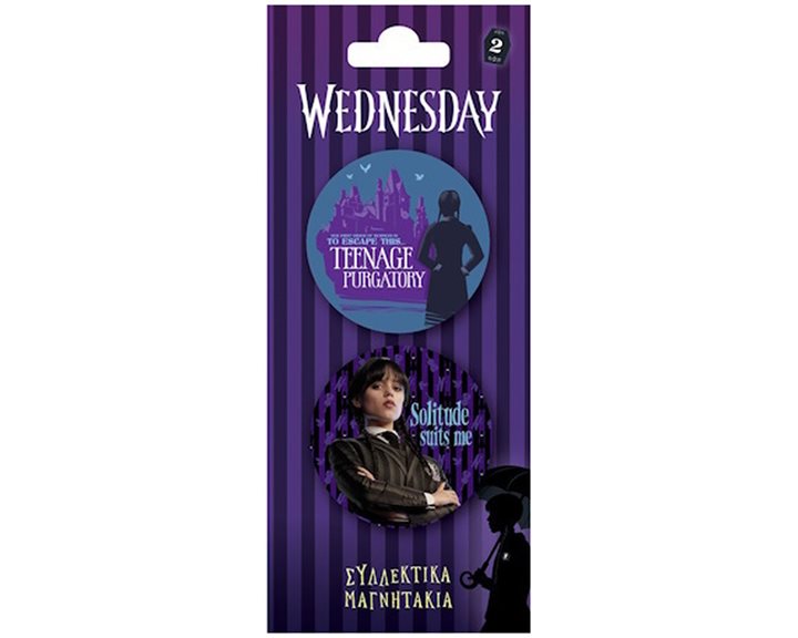 Στρογγυλοι Μαγνήτες Wednesday 2 Tween
