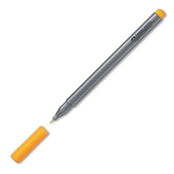 Μαρκαδόρος Faber-Castell Grip Finepen 0.4 Κίτρινο Ανοιχτό