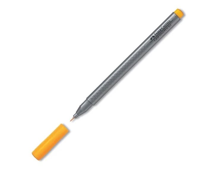 Μαρκαδόρος Faber-Castell Grip Finepen 0.4 Κίτρινο Ανοιχτό