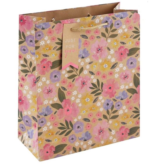 Τσάντα Δώρου 21.5x25.3x10 Floral