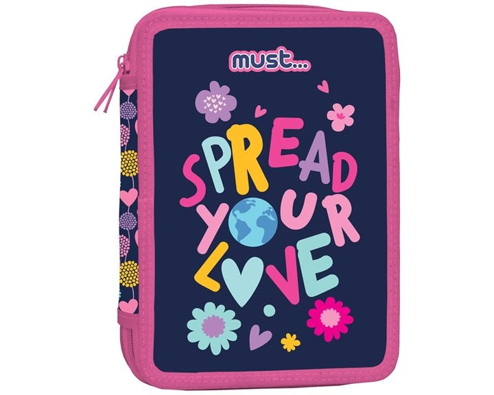 Κασετίνα Διπλή Γεμάτη Must 15x5x21 Spead Your Love