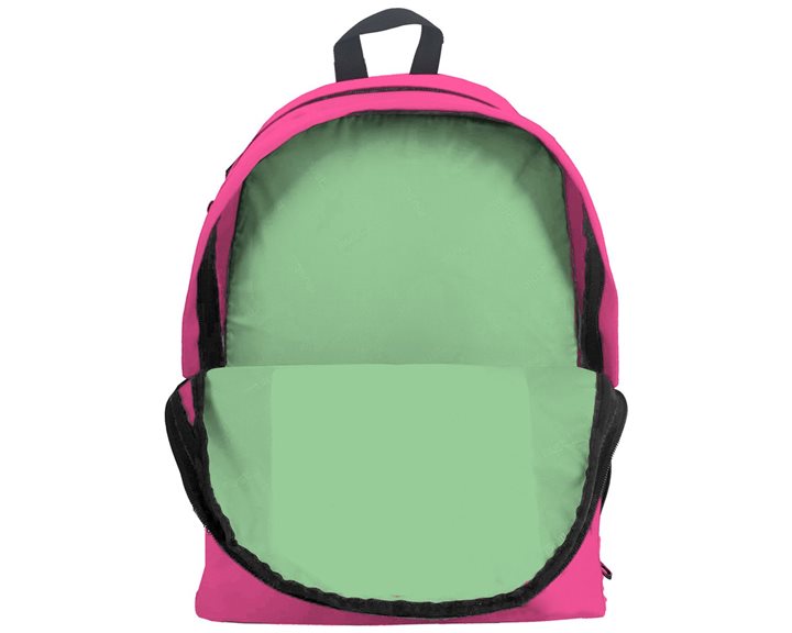 Τσάντα Πλάτης Must Monochrome Plus 32x19x42 2Θήκες Ροζ Fluo 900D RPET