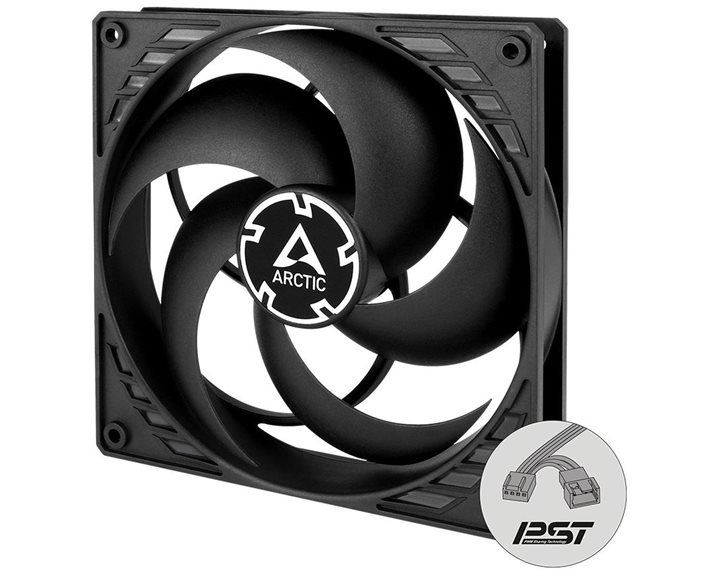 Arctic P14 PWM PST CO – 140mm Pressure Optimized Case Fan | PWM Controlled Speed With PST, Dual Ball