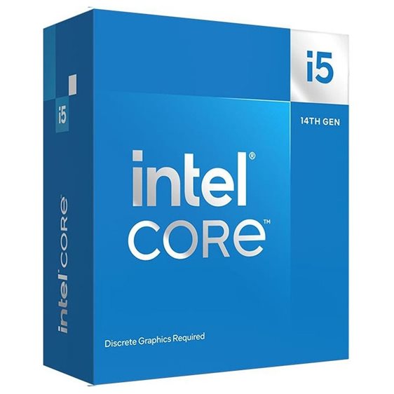 INTEL CPU CORE i5 14400F, 10C/16T, up to 4.7GHz, CACHE 20MB, SOCKET LGA1700 14th GEN, BOX, FAN, 3YW.