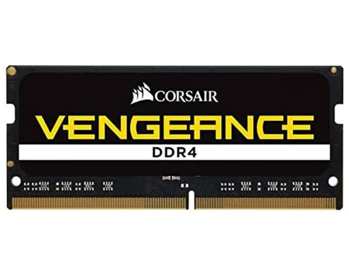 CORSAIR RAM SODIMM XMS4 16GB CMSX16GX4M1A3200C22, DDR4, 3200MHz, LATENCY 22-22-22-53, 1.20V, VENGEANCE, BLACK, LTW.