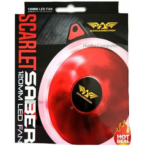 ARMAGGEDDON SCARLET SABER FAN 12CM LED RED