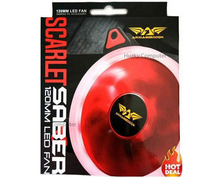 ARMAGGEDDON SCARLET SABER FAN 12CM LED RED