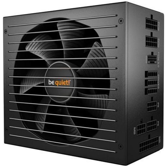 BEQUIET PSU STRAIGHT POWER 12 1200W BN339, PLATINUM CERTIFIED, MODULAR CABLES, SILENT WINGS 135MM FAN, 10YW.