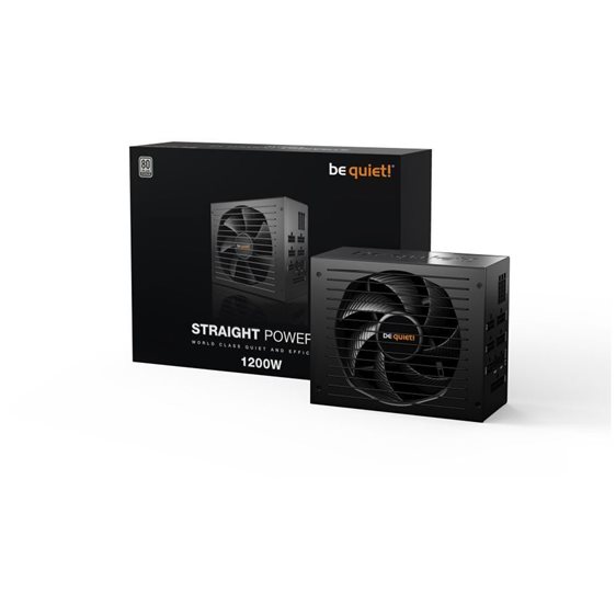 BEQUIET PSU STRAIGHT POWER 12 1200W BN339, PLATINUM CERTIFIED, MODULAR CABLES, SILENT WINGS 135MM FAN, 10YW.