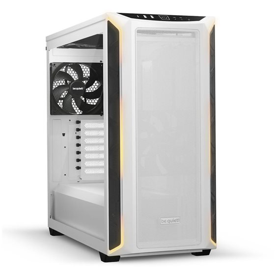 BEQUIET PC CHASSIS SHADOW BASE 800DX WHITE BGW62, MIDI TOWER ATX, ARGB LIGHTING, W/O PSU, Top: 1x Pure Wings 3 140mm PWM, Front: 1x Pure Wings 3 140mm PWM, Rear: 1x Pure Wings 3 140mm PWM, 3YW.