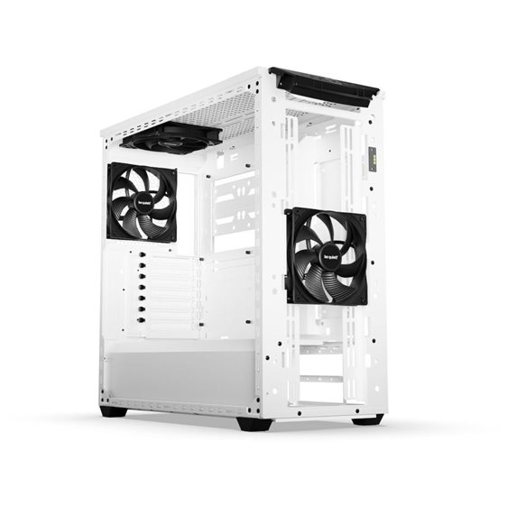 BEQUIET PC CHASSIS SHADOW BASE 800DX WHITE BGW62, MIDI TOWER ATX, ARGB LIGHTING, W/O PSU, Top: 1x Pure Wings 3 140mm PWM, Front: 1x Pure Wings 3 140mm PWM, Rear: 1x Pure Wings 3 140mm PWM, 3YW.