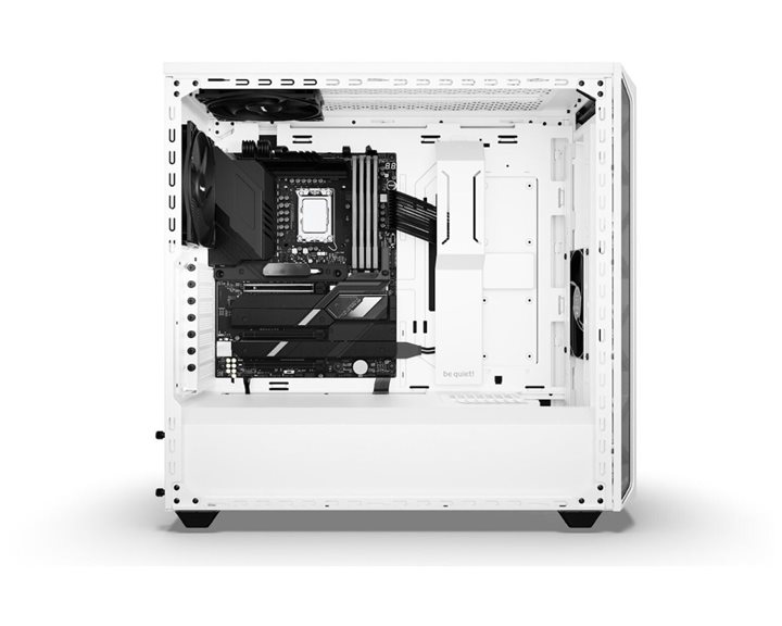 BEQUIET PC CHASSIS SHADOW BASE 800DX WHITE BGW62, MIDI TOWER ATX, ARGB LIGHTING, W/O PSU, Top: 1x Pure Wings 3 140mm PWM, Front: 1x Pure Wings 3 140mm PWM, Rear: 1x Pure Wings 3 140mm PWM, 3YW.