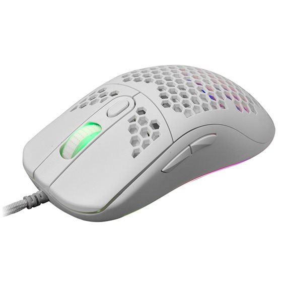 WHITE SHARK MOUSE GM-5007 GALAHAD 6400dpi WHITE