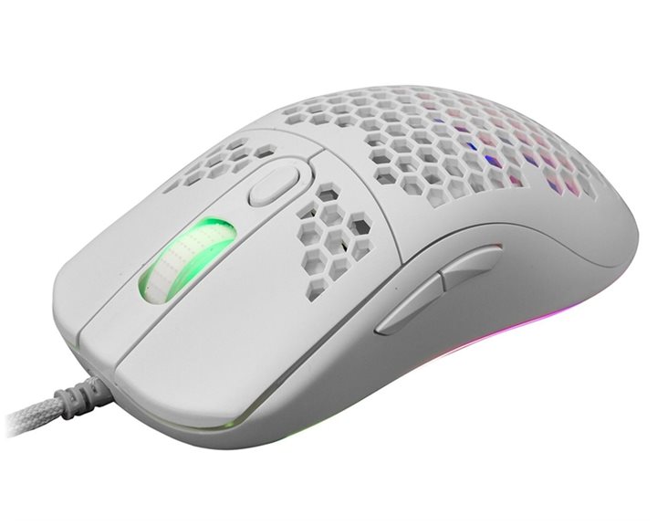 WHITE SHARK MOUSE GM-5007 GALAHAD 6400dpi WHITE