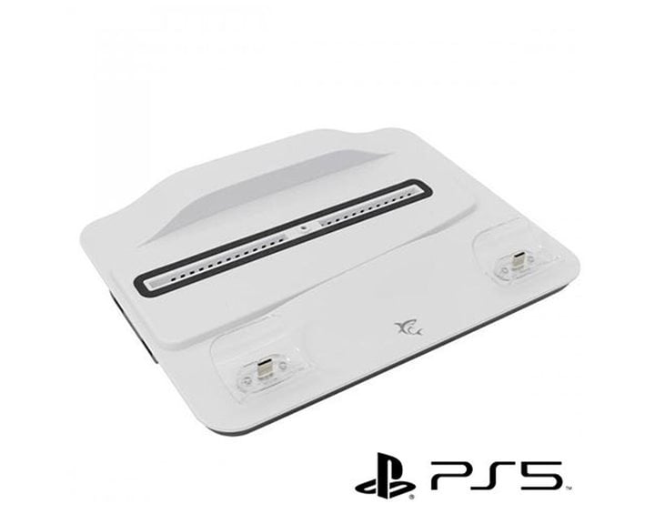 WHITE SHARK PS5 COOLING PAD + 2 CHARGING DOCK GUARD