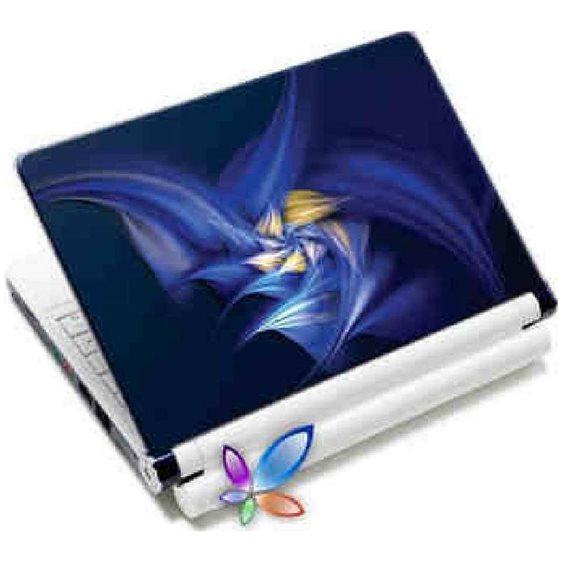 LAMTECH 9.2'-12.4' LAPTOP SKIN BLUE FLOWER