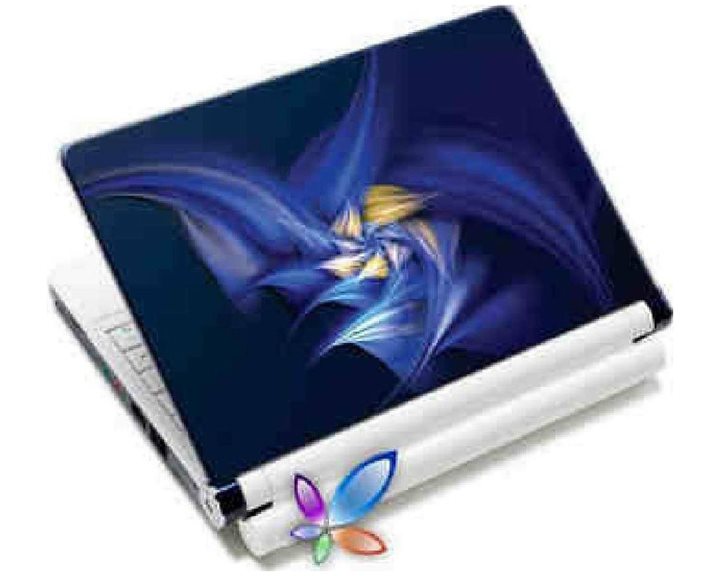 LAMTECH 9.2'-12.4' LAPTOP SKIN BLUE FLOWER