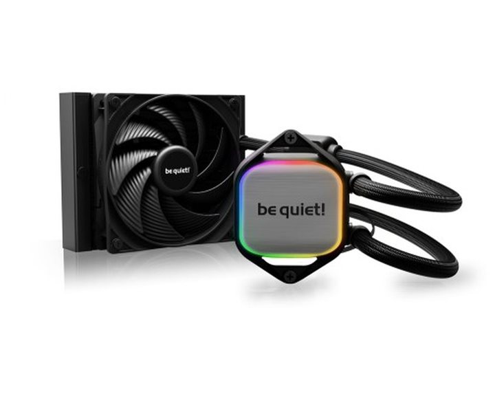 BEQUIET CPU HYDRO COOLER PURE LOOP 2 120MM BW016, INTEL 1700/1200/1150/1151/1155, AMD AM5/AM4, SQUARE ARGB ILLUMINATING COOLING BLOCK, 1x FAN PURE WINGS 3 120MM, 3YW. BW016