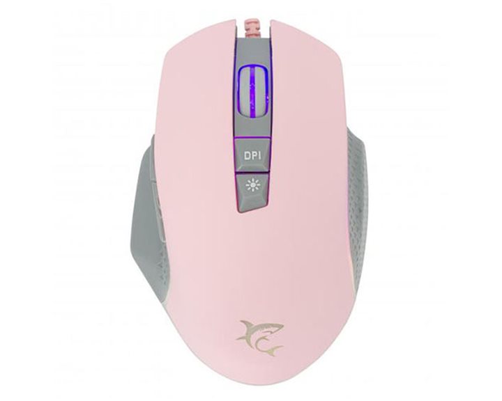 WHITE SHARK RGB GAMING MOUSE GARETH 6400 DPI PINK