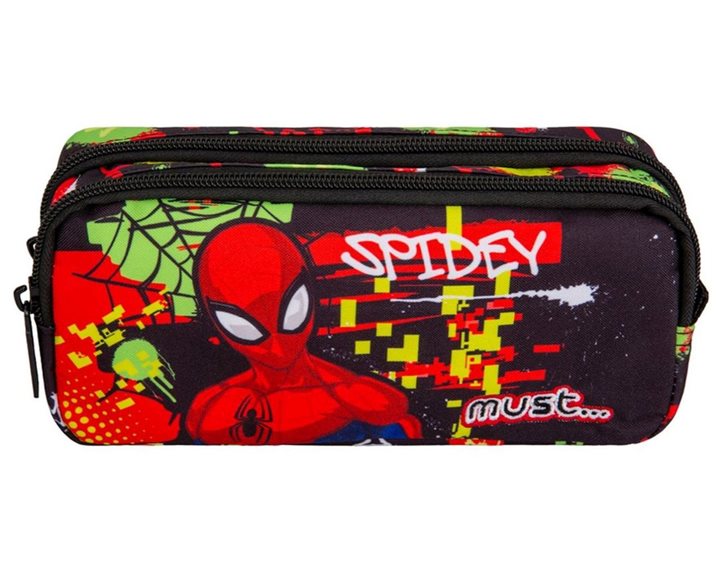 Κασετίνα Must με δύο φερμουάρ Animal Λύκος 21x6x9cm Spiderman