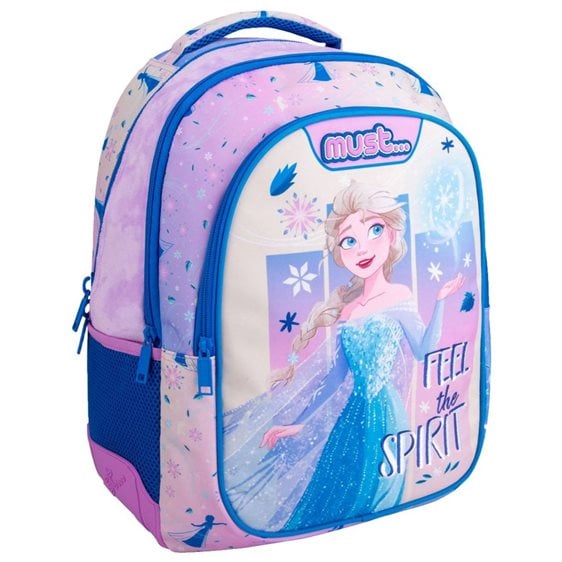 Σακίδιο Πλάτης Must 32x18x43 3θήκες Frozen Feel The Spirit