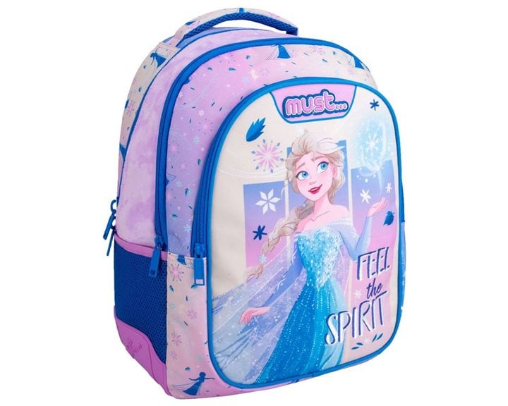 Σακίδιο Πλάτης Must 32x18x43 3θήκες Frozen Feel The Spirit