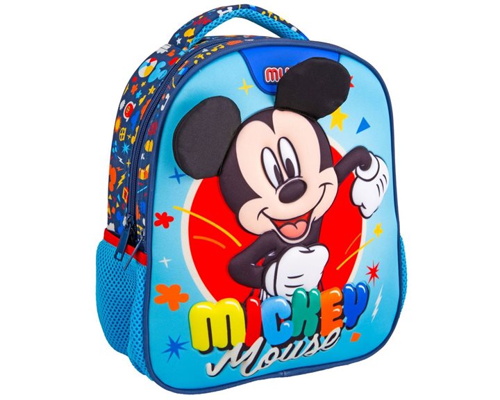 Τσάντα Πλάτης Νηπίου Must 27χ10χ31cm 2 Θήκες Mickey Mouse