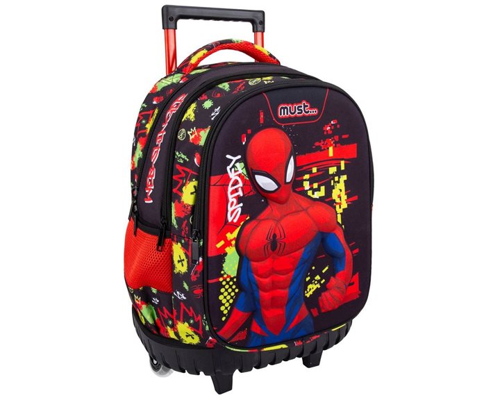 Τσάντα Τρόλλευ Must 34x20x44cm 3 Θήκες Spiderman 508336