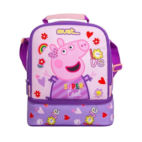 Τσαντάκι Φαγητού Ισοθερμικό Must 22x16x28 Peppa Pig Super Cool