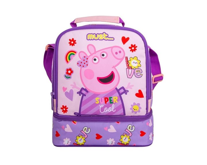 Τσαντάκι Φαγητού Ισοθερμικό Must 22x16x28 Peppa Pig Super Cool