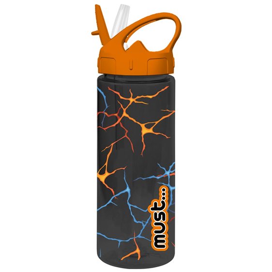 Παγούρι Must 500ml PS με καλαμάκι  6,5χ21,5