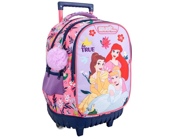 Τσάντα Τρόλευ Must με 3 Θήκες 34x20x44  Princess Be True