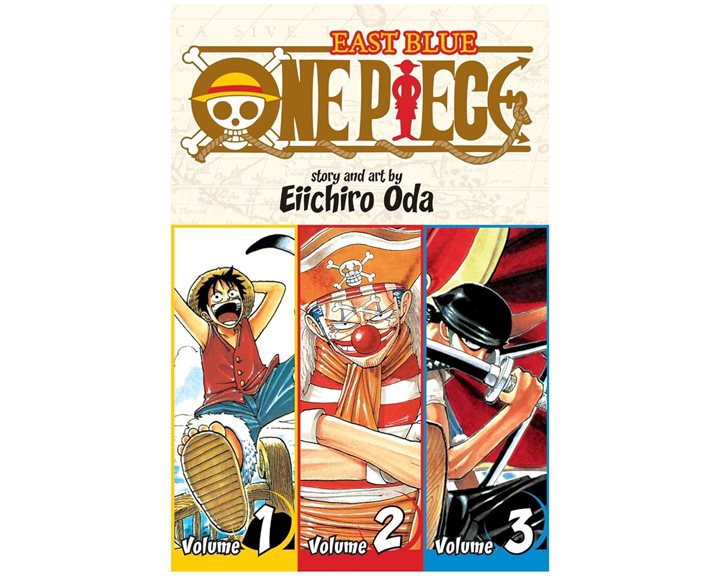 ONE PIECE 3 IN 1 (VOL 1,2,3)  EAST BLUE